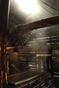 Cabane à sucre Fortune près de la maison